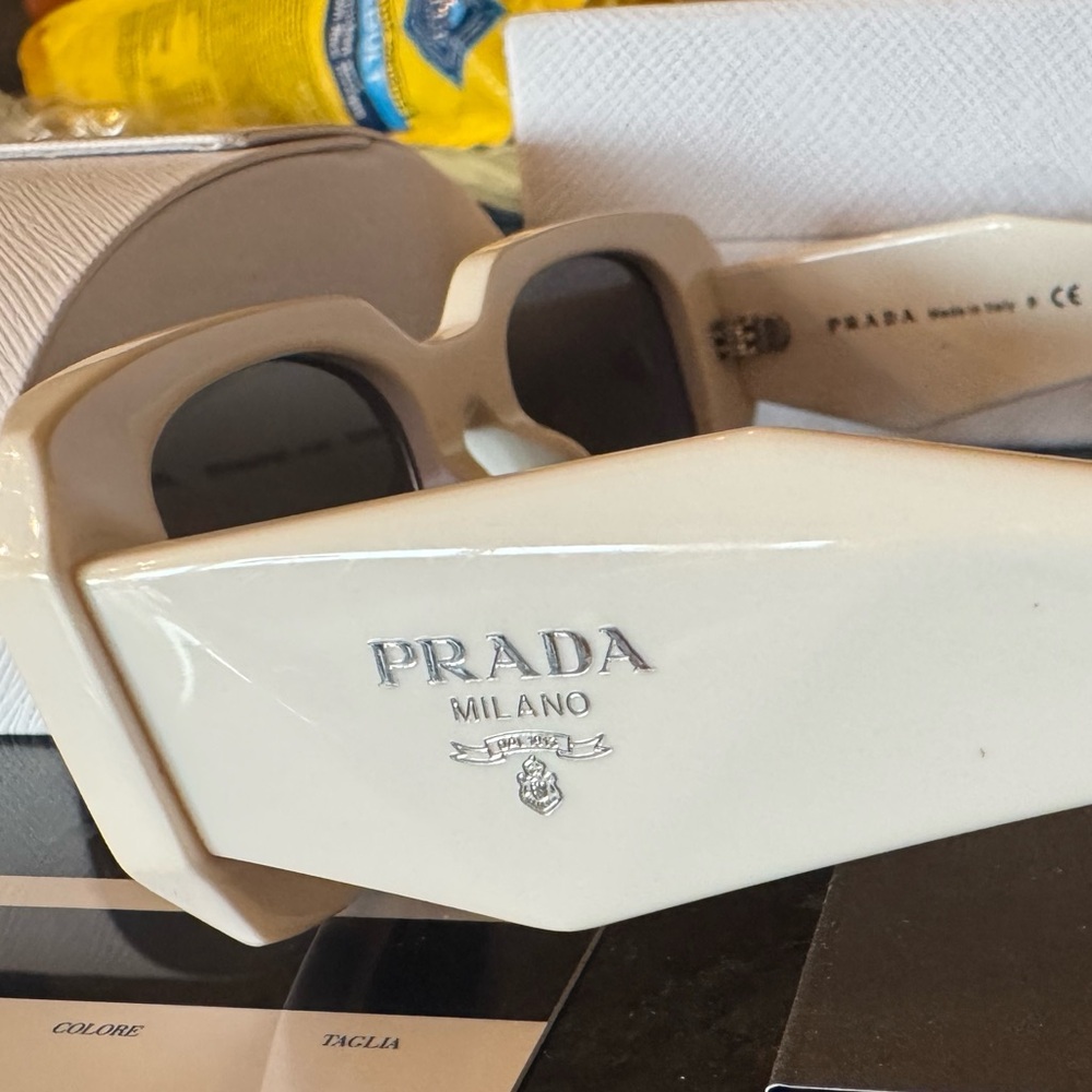 Prada PR17WS White Symbole Collection Sunglasses - Picture 4 of 8